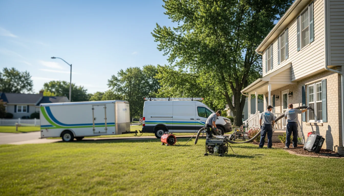 Flooded Basement Restoration And Cleanup With Repair in Creston, IA near me